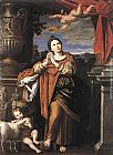 Domenichino Saint Agnes painting
